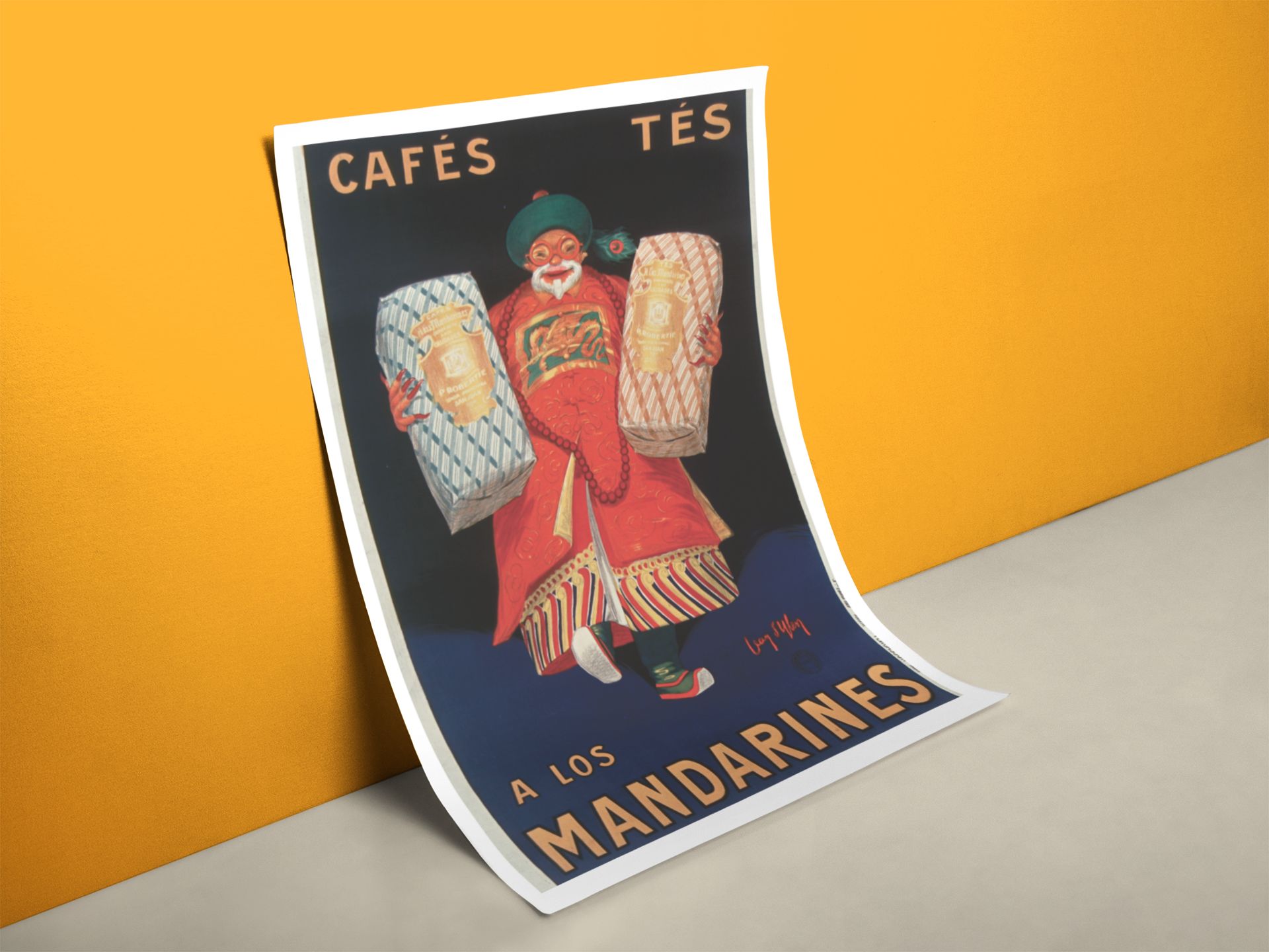 Altes Teehaus Werbeplakat