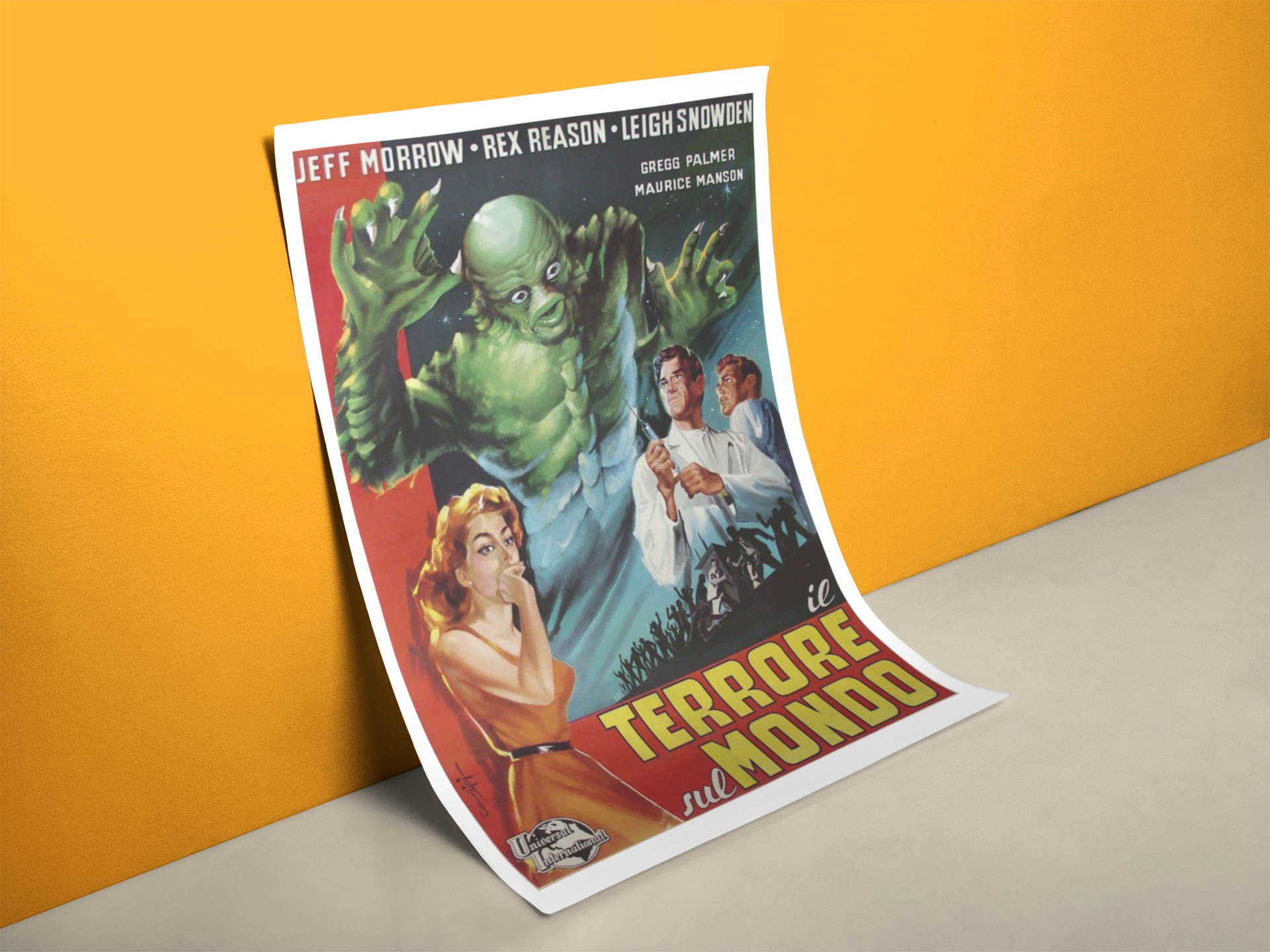 B-Movie Filmplakat - Horrorszene