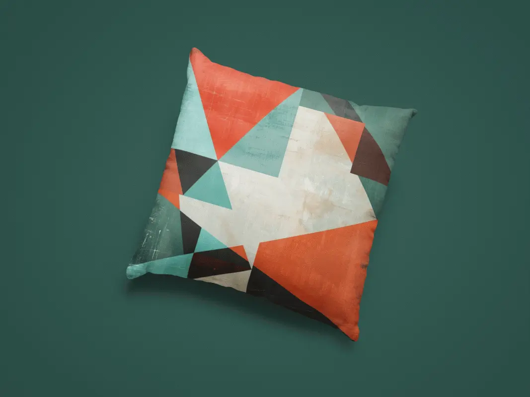 Deko Kissen Geo Retro