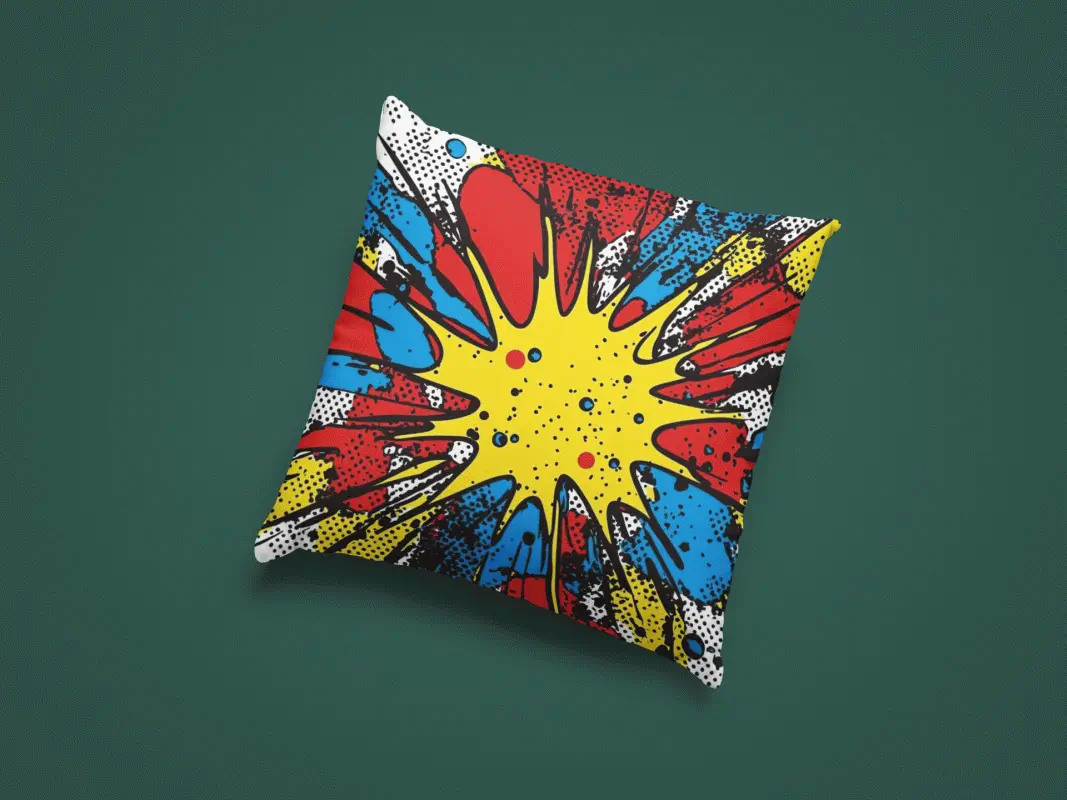 Dekokissen Pop Art Explosion