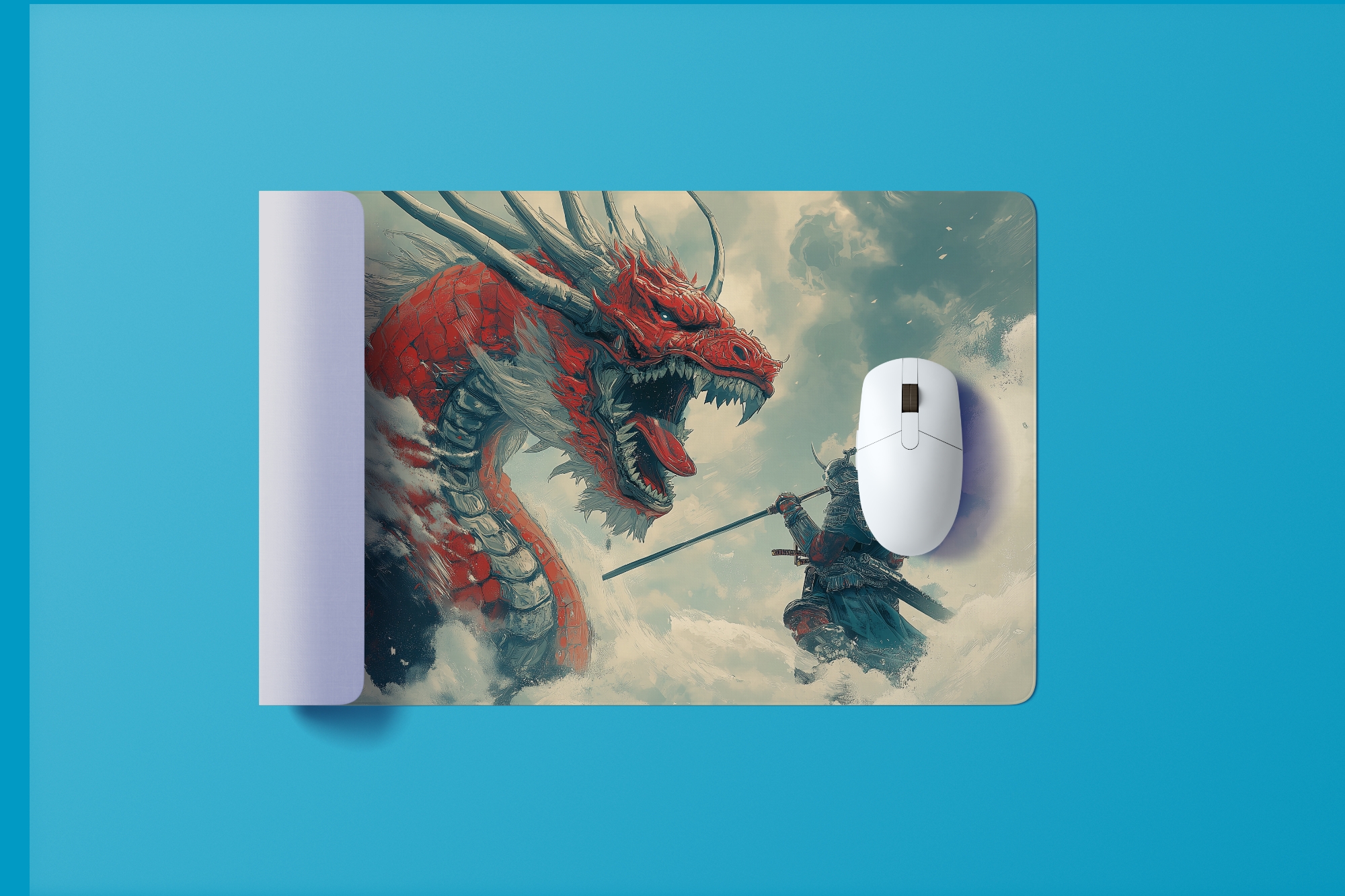 Drachen Ritter Mauspad