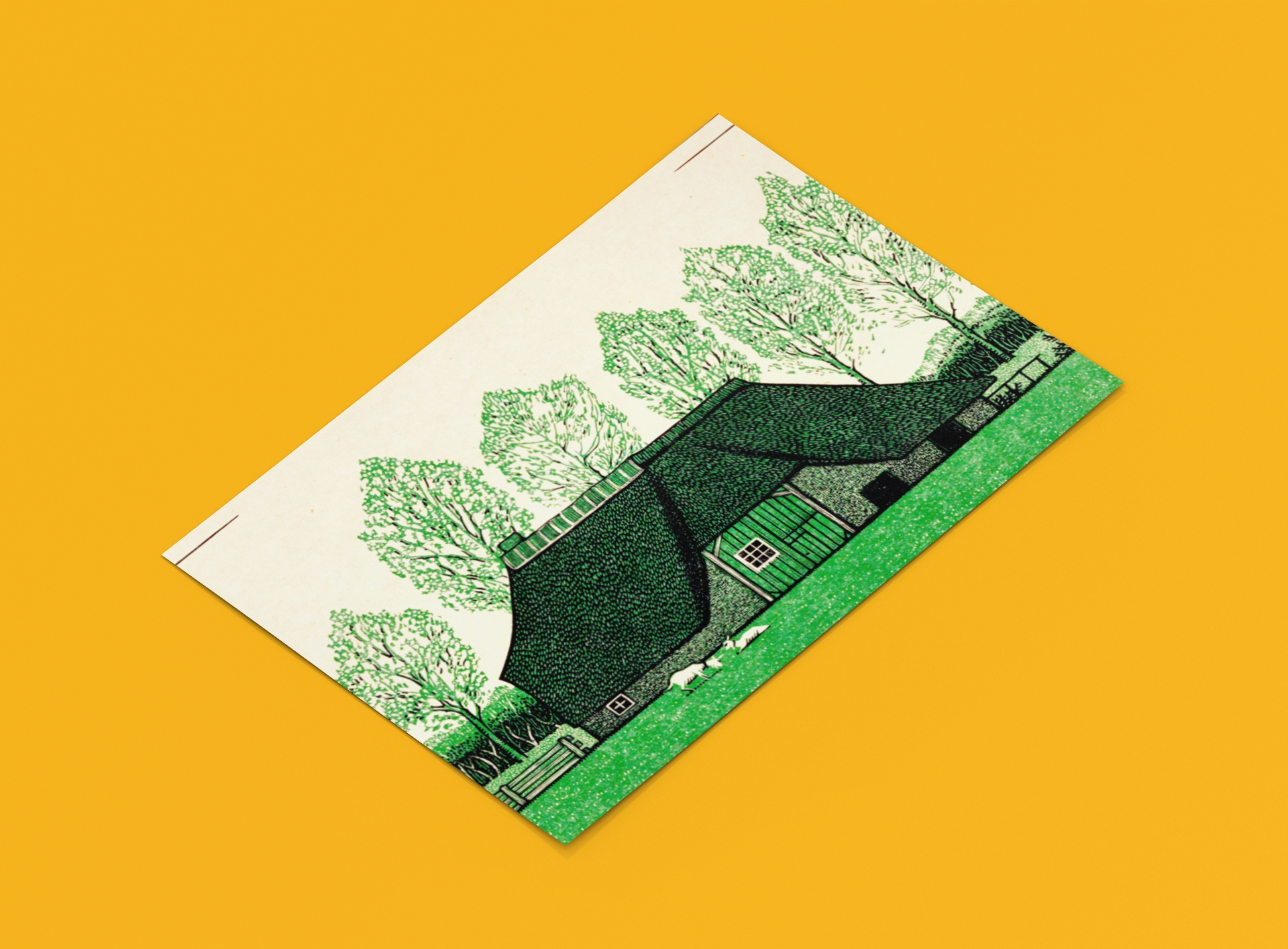 Graag Poster Bauernhaus