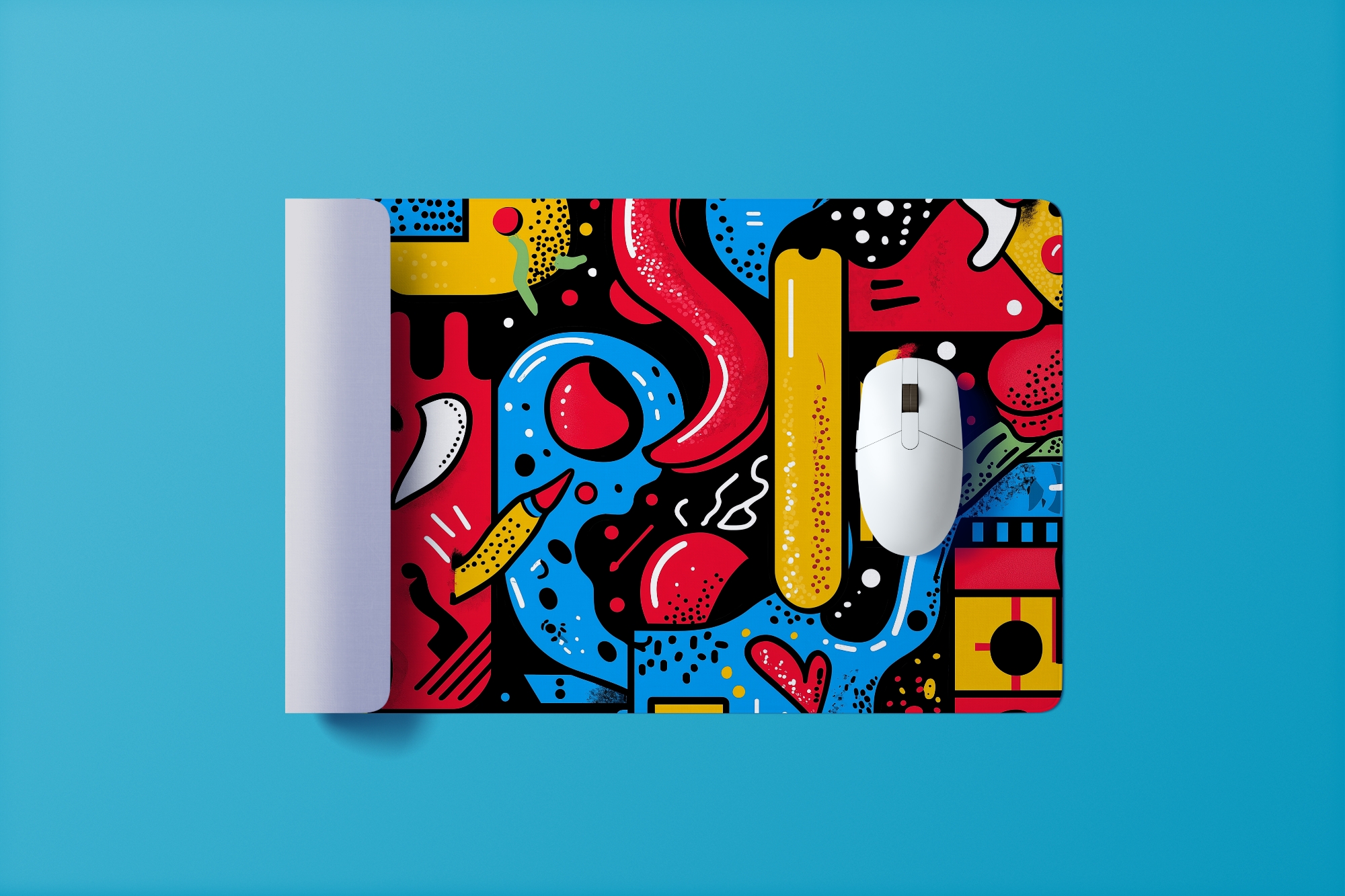 Haring Mauspad - Abstrakte Formen