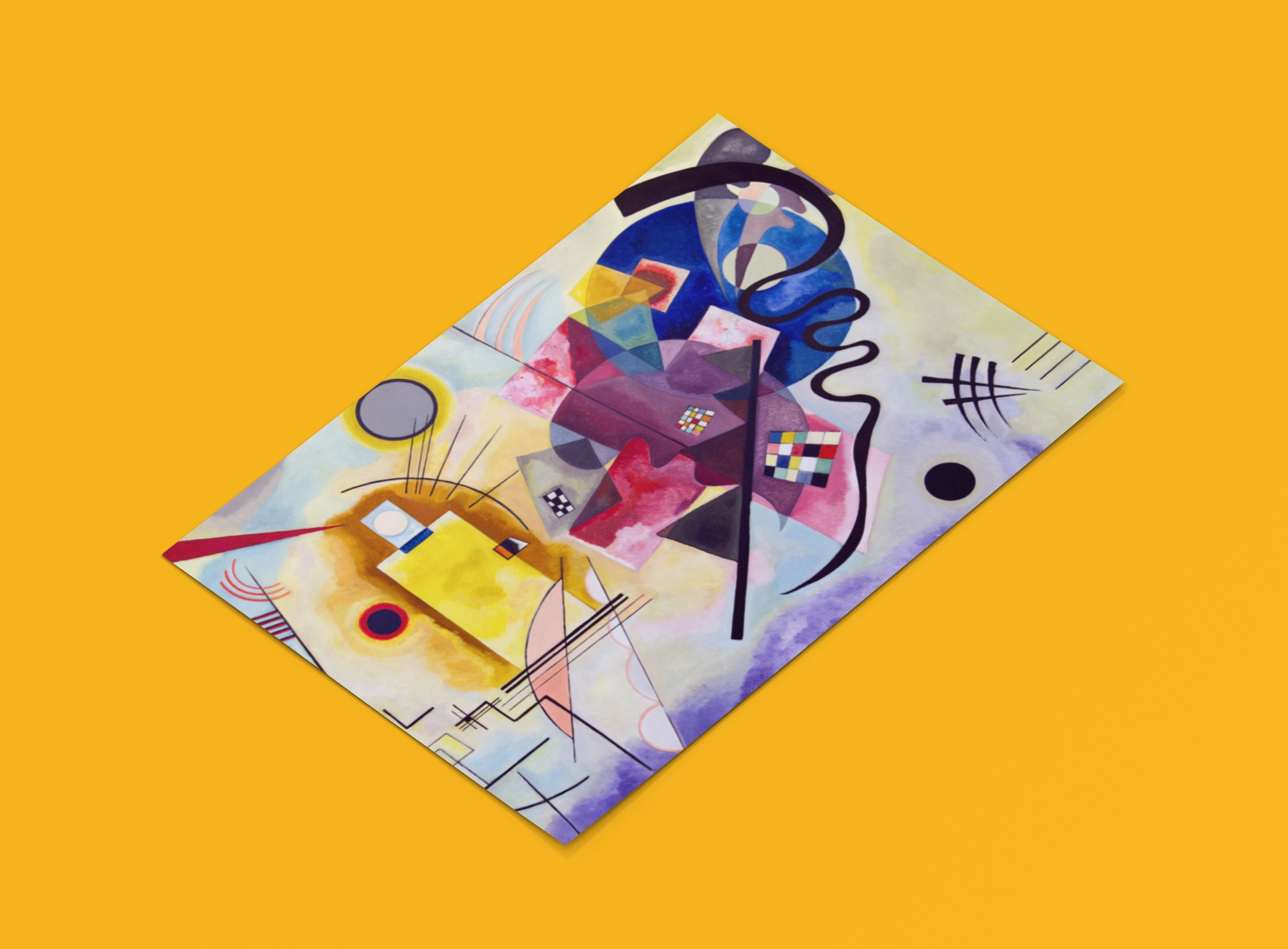 Kandinsky Poster Gelb