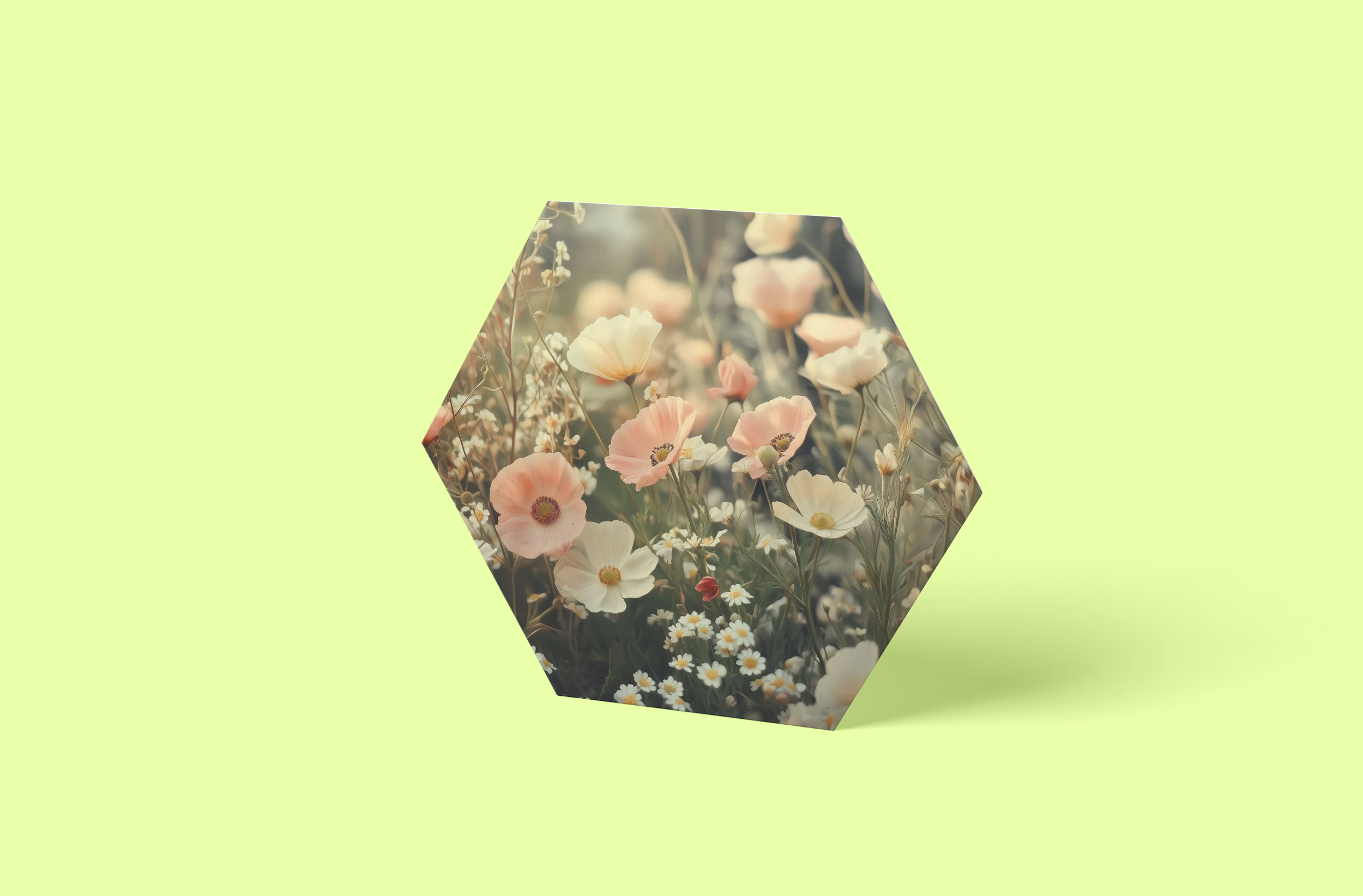 Kornblumen Hexagon Bild