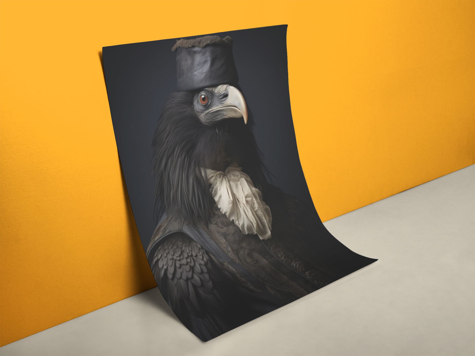 Kurioses Premium Vogel Poster