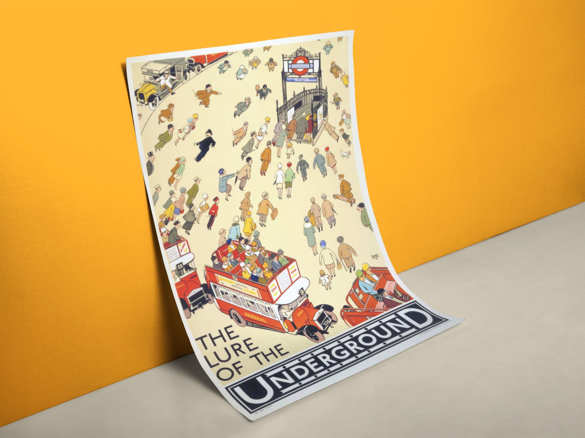 London Underground Werbeplakat
