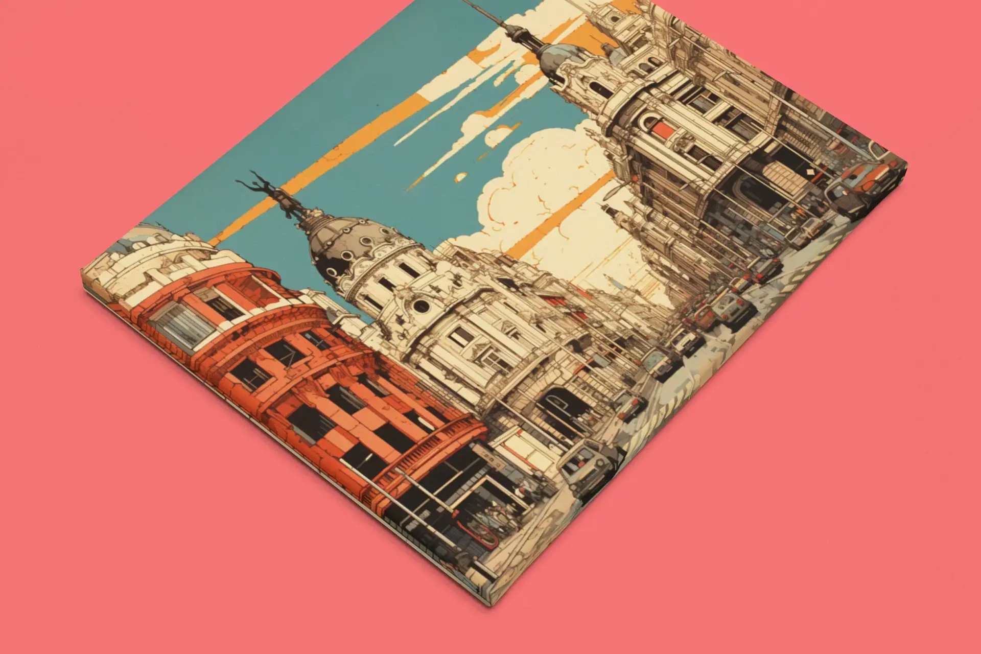 Madrid Leinwand - Santa Maria