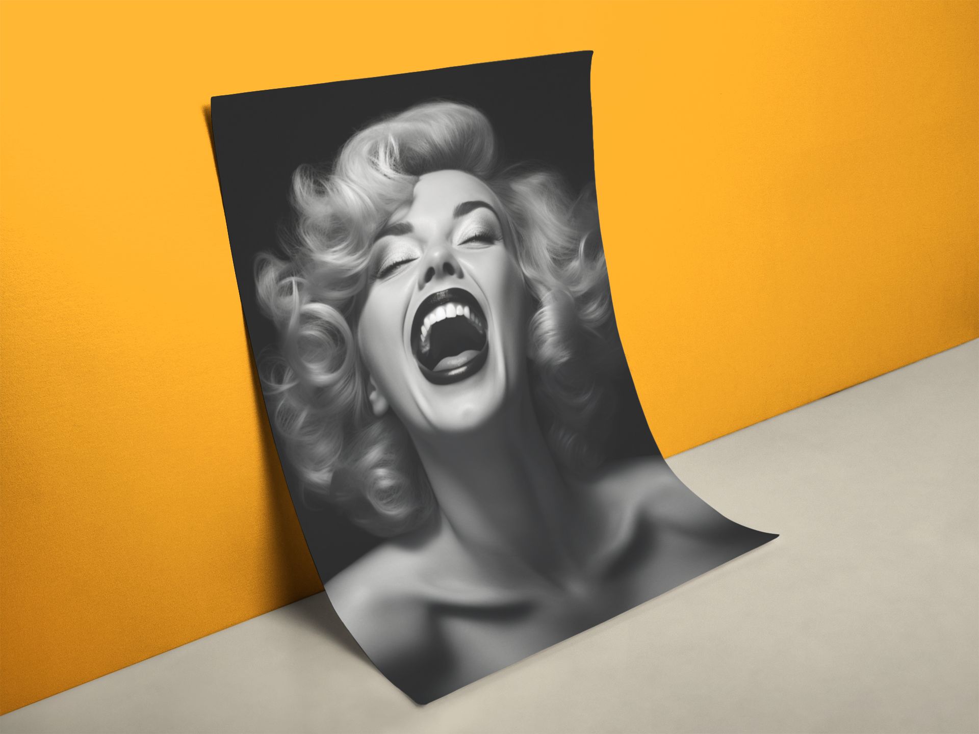 Marilyn Monroe Bild - Exklusives Retro Flirt Poster