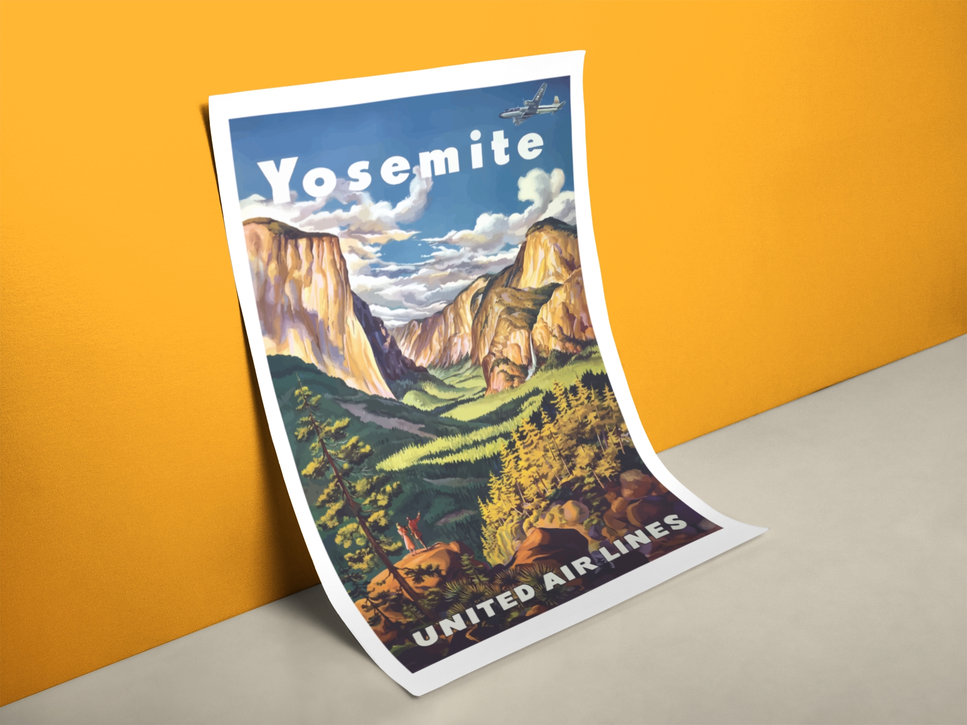 Nationalpark Yosemite Poster