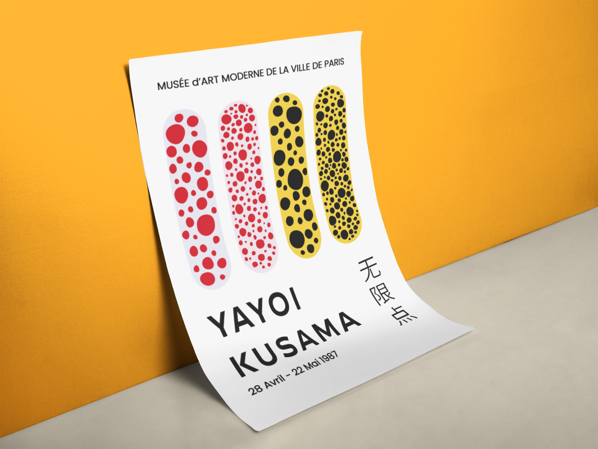 Yayoi Kusama Vernissage Poster